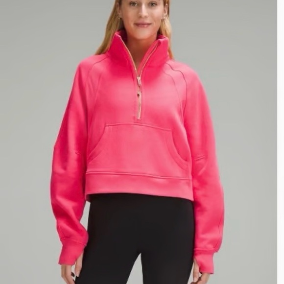 lululemon athletica Sweaters - Lululemon scuba oversized funnel neck half zip